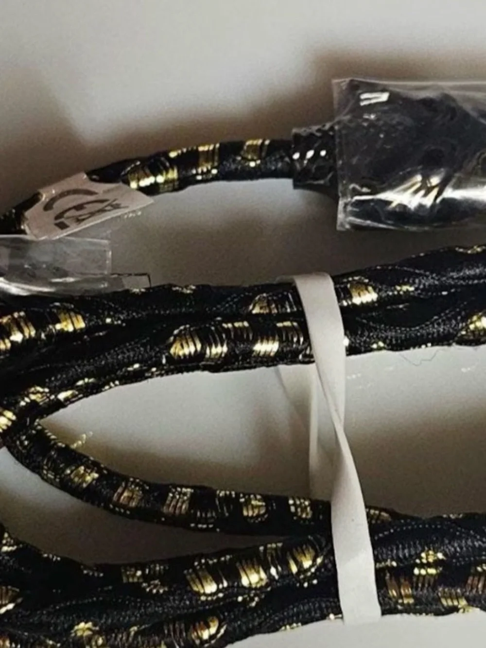 Black & Gold Dragon USB-C Charging Cable